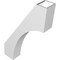 Ekena Millwork 5 1/2-in. W x 22-in. D x 34-in. H Westlake Architectural Grade PVC Knee Brace BRCP055X22X34WTL - alternate 4